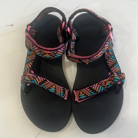 Women's Teva Original Universal Sandals - Bommerang pink lemonade - sz 8 - Picture 8 of 12